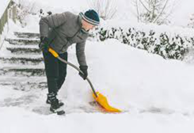 Snow shoveling safety