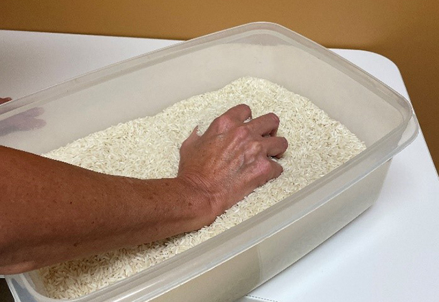 Rice treatment for Arthritic Hand Pain